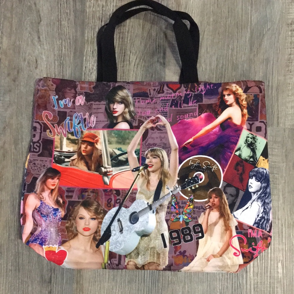 Taylor Swift Stylish Collage Tote Bag - Multicolor. Super nice, like new.